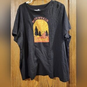 Dip 3x black mountain bound tee